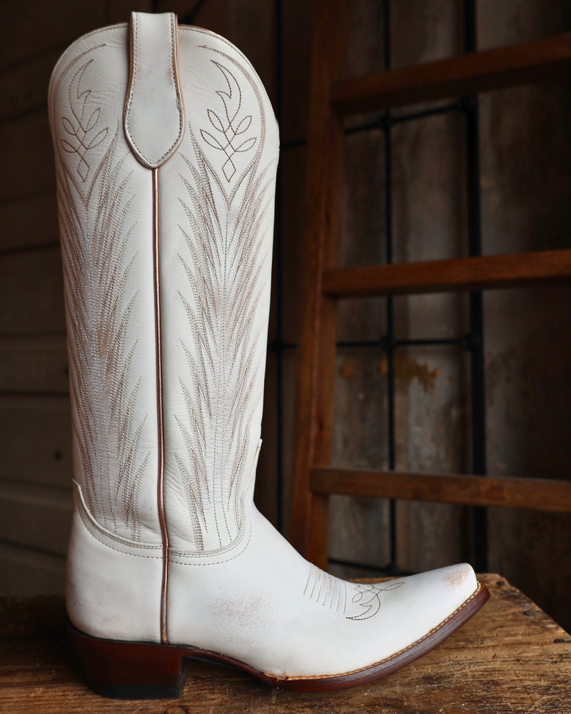 OLD GRINGO WOMEN'S EMMER 15" BOOT- white