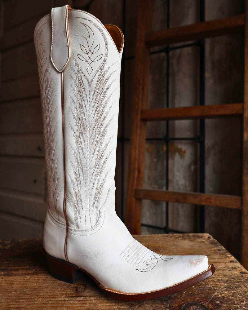 OLD GRINGO WOMEN'S EMMER 15" BOOT- white