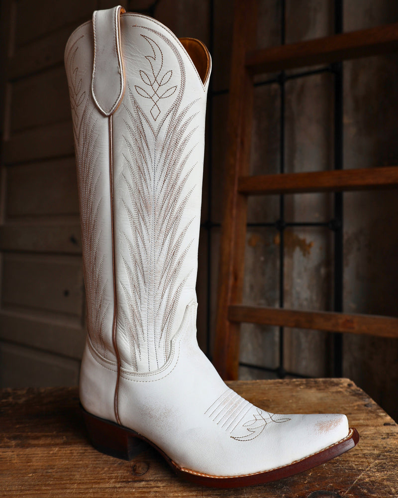 OLD GRINGO WOMEN'S EMMER 15" BOOT- white