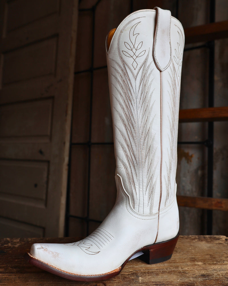 OLD GRINGO WOMEN'S EMMER 15" BOOT- white