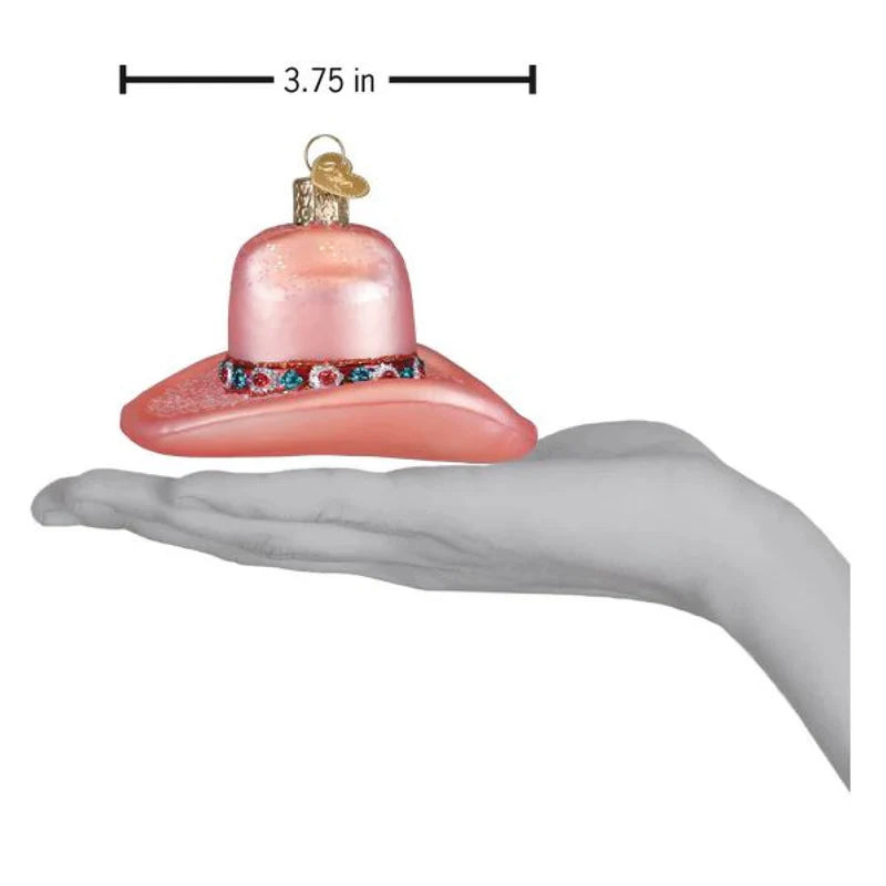 Cowgirl Hat Ornament 