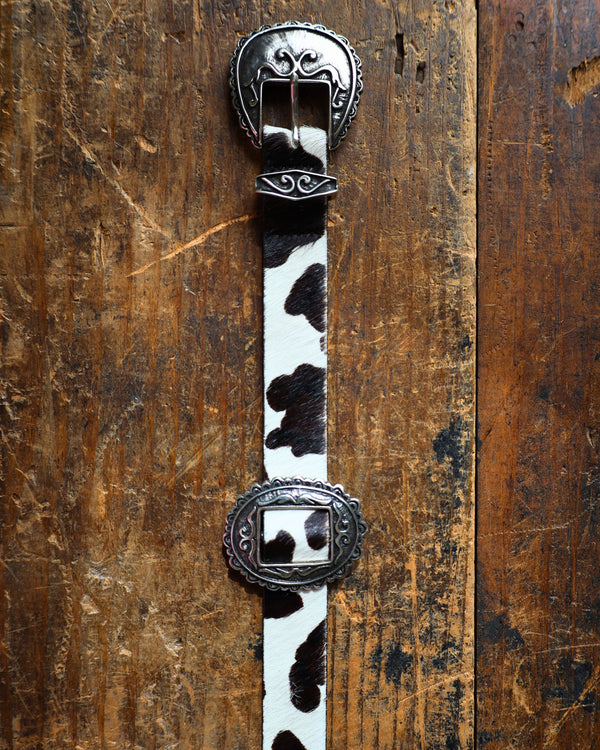 STREETS AHEAD CALF HAIR CONCHOS 1.5" BELT