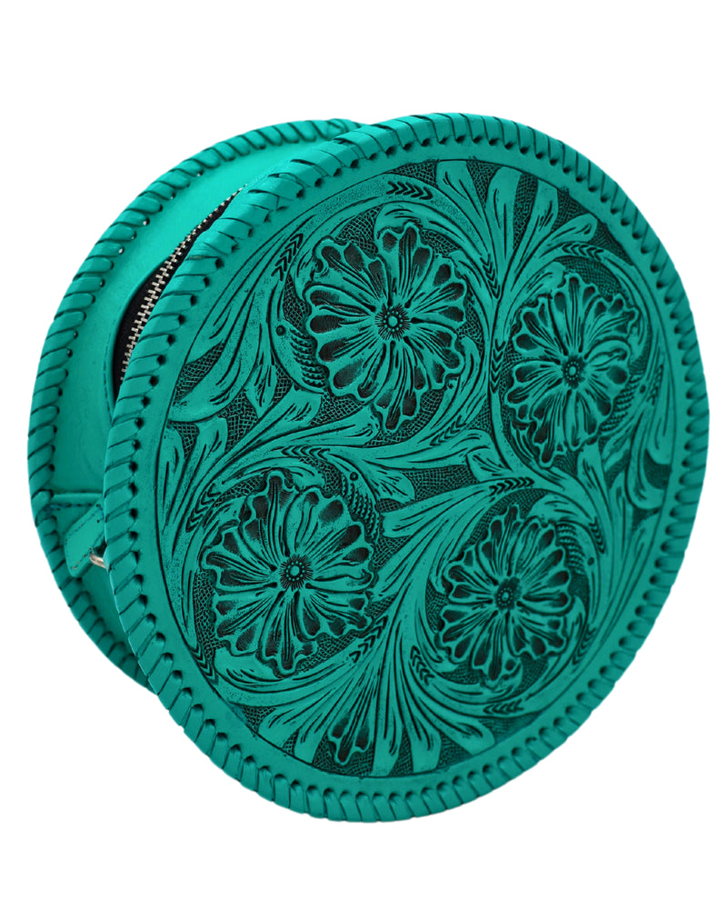 QUE CHULA REDONDO TURQUOISE PURSE