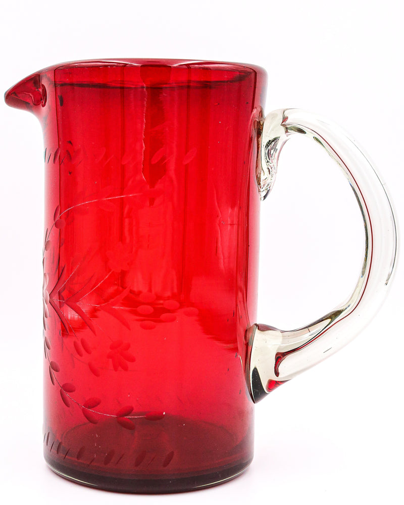 ROSE ANN HALL CONDESSA PITCHER- RED