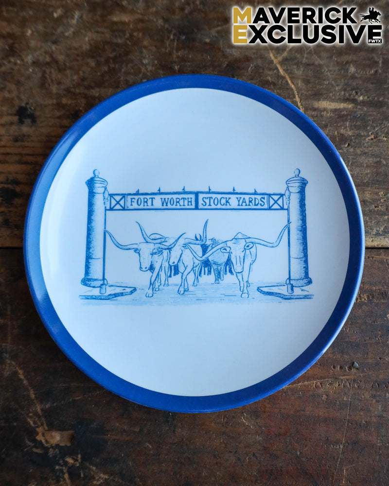 Maverick Exclusive Cattle Drive Blue Custom Plate – Maverick Fine ...