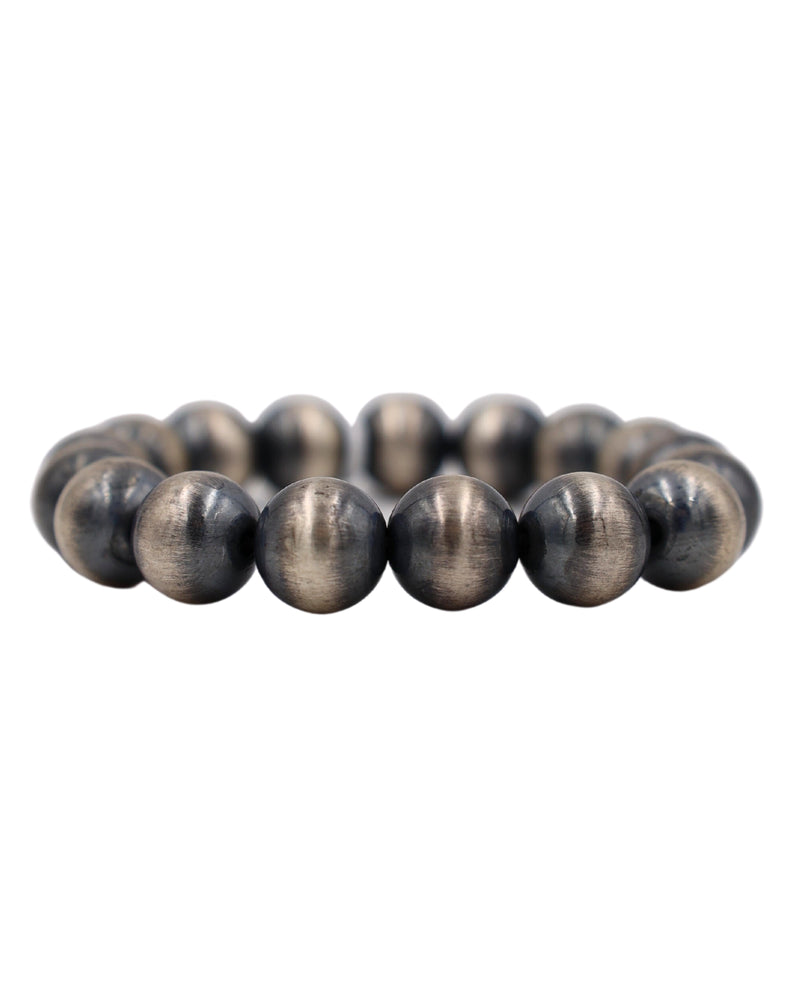 NAVAJO PEARL 12MM STRETCHY BRACELET