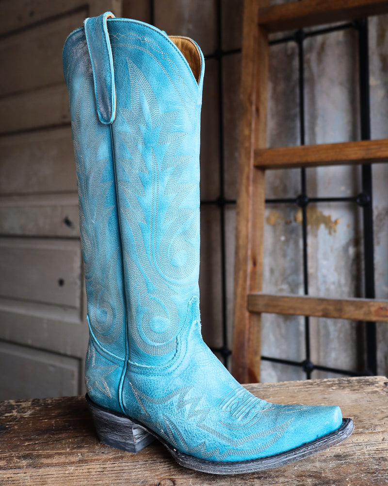 Old Gringo Turquoise Nevada Cowgirl Boots Pinto Ranch 9.5 B