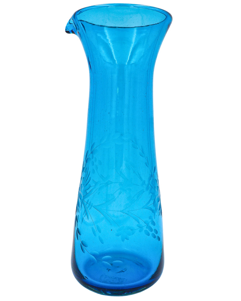 ROSE ANN HALL CONDESSA CARAFE- AQUA