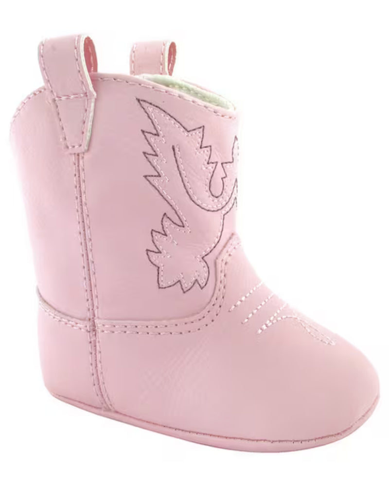 pink infant boot