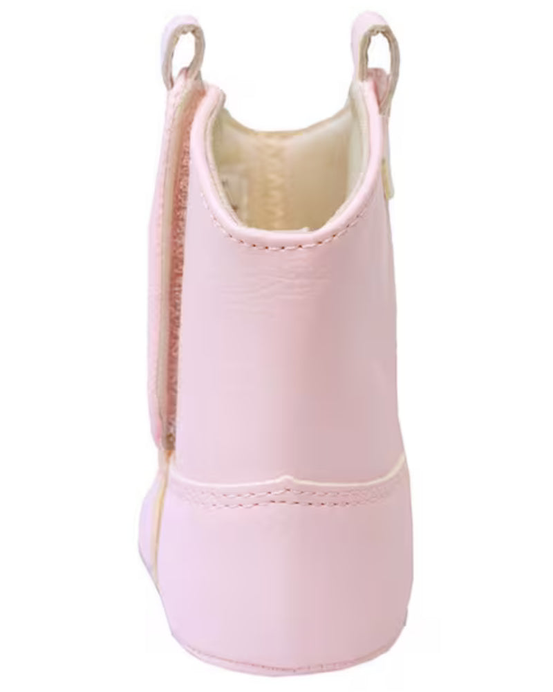 pink infant boot