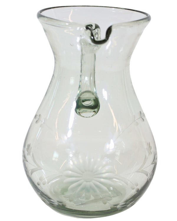ROSE ANN HALL CONDESSA PEAR PITCHER- CRYSTAL