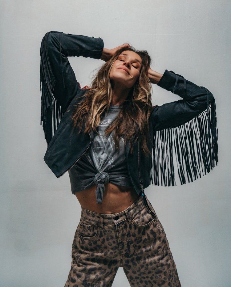 Hannah Mead Levy Rambler Leather Moto