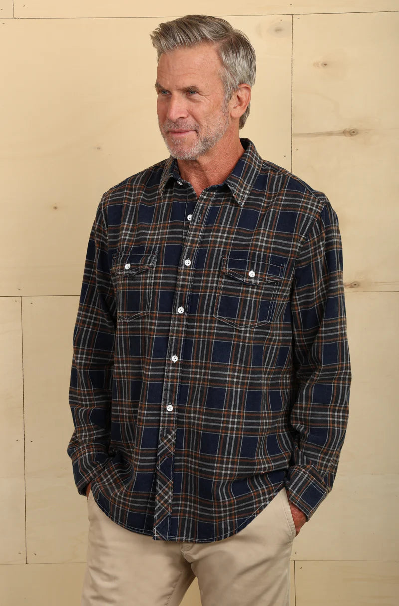 True Grit Daybreak Essex Indigo Shirt