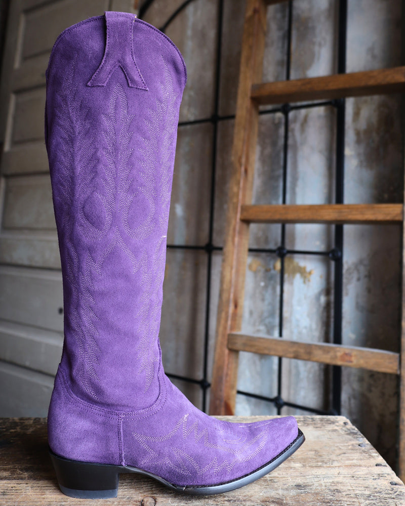 OLD GRINGO WOMEN'S MAYRA PURPLE SUEDE BOOT