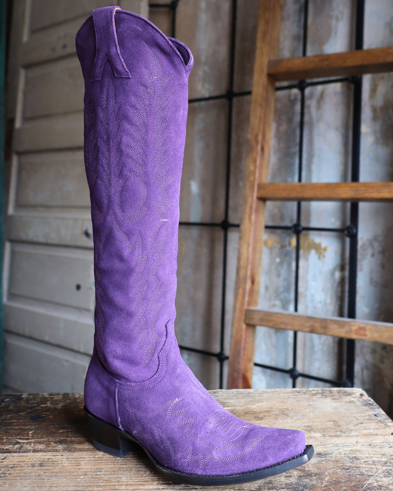 OLD GRINGO WOMEN'S MAYRA PURPLE SUEDE BOOT