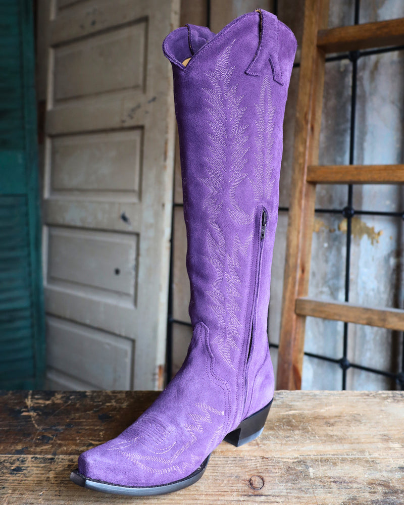 OLD GRINGO WOMEN'S MAYRA PURPLE SUEDE BOOT