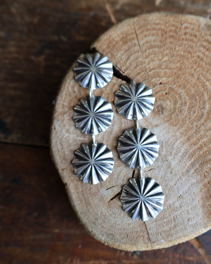 3 Medium Starburst Drop Earring 