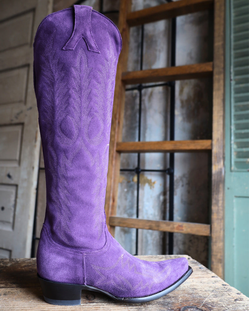 OLD GRINGO WOMEN'S MAYRA PURPLE SUEDE BOOT