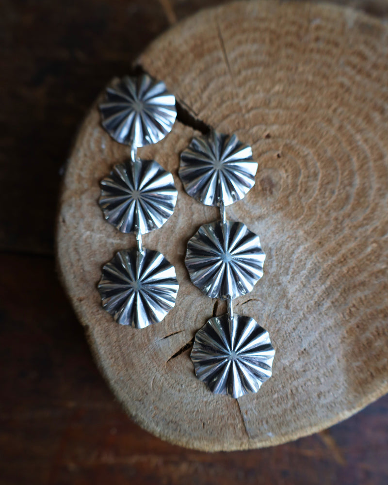 3 Medium Starburst Drop Earring 