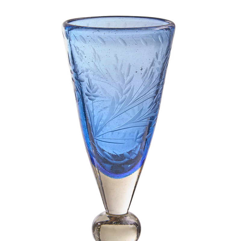 JAN BARBOGLIO AZURE FRANCES PEPITA GOBLET 