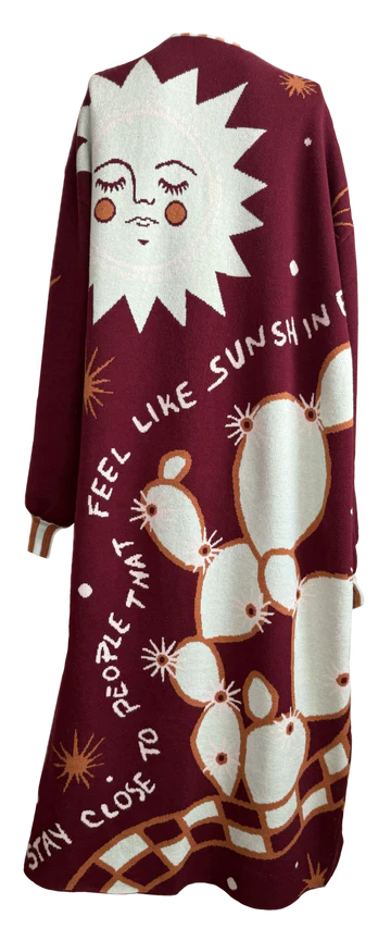 Allie Falcon Feels Like Sunshine Maxi Cardigan