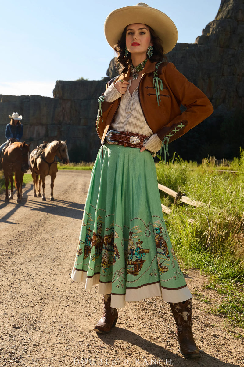 DOUBLE D RANCH MITCHELL'S GALLERY SKIRT 