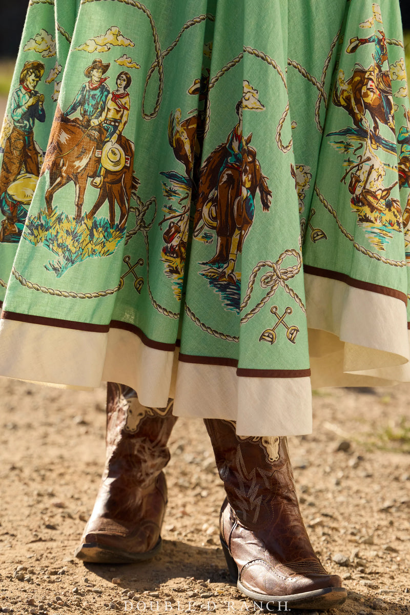 DOUBLE D RANCH MITCHELL'S GALLERY SKIRT 