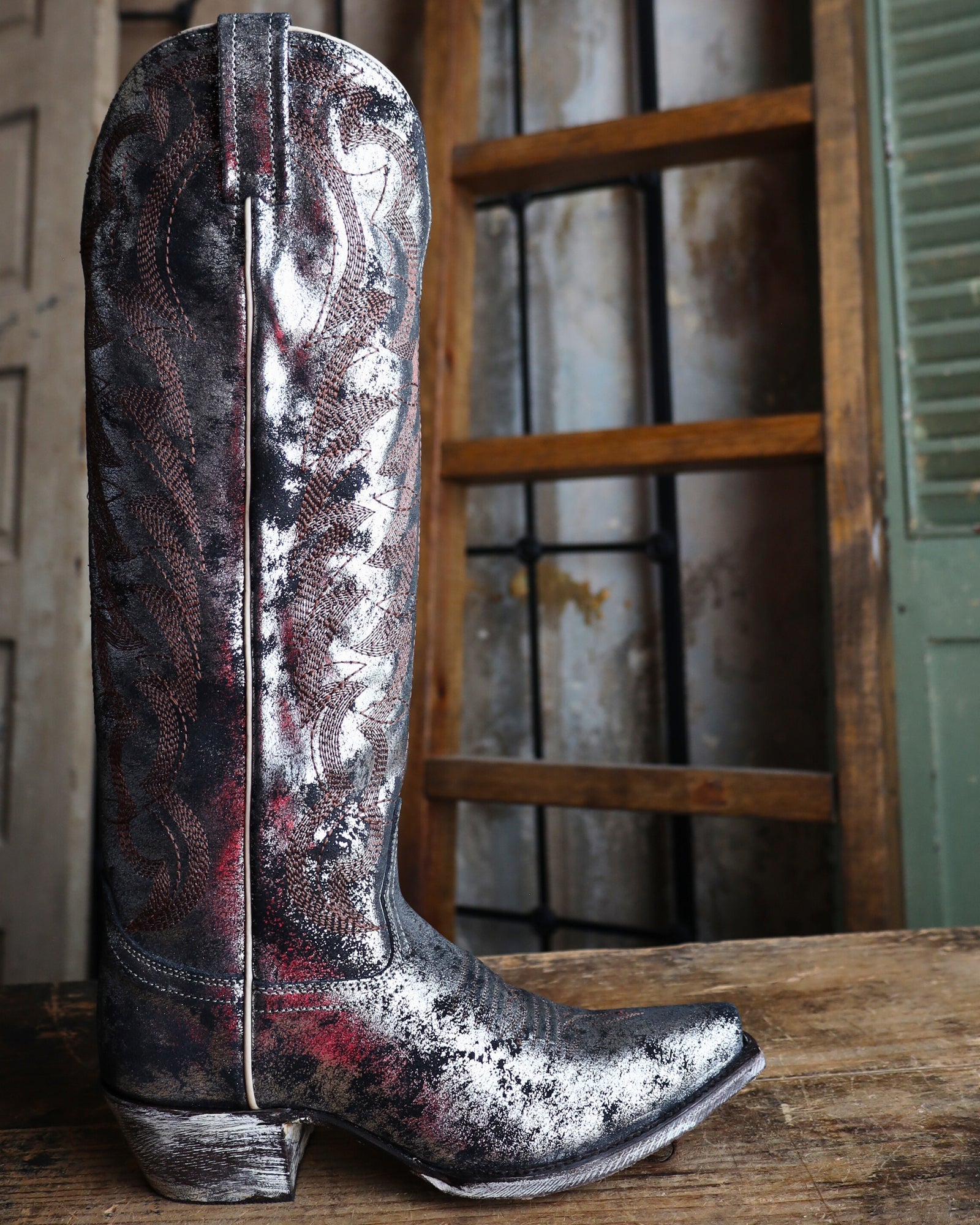 CABORCA SILVER BY LIBERTY BLACK WOMEN'S SERENA GAMUZA CRACK NEGRO