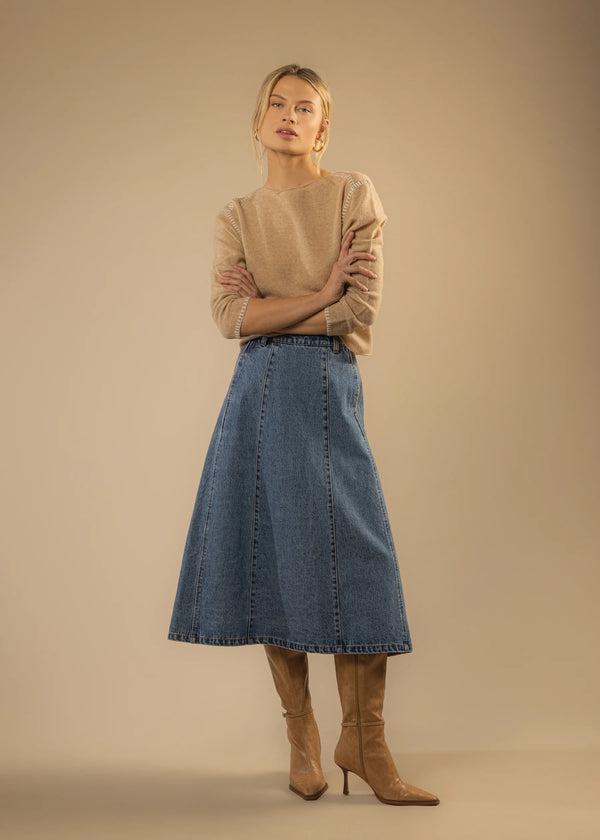 Velvet Heart Dallas Blue Skirt