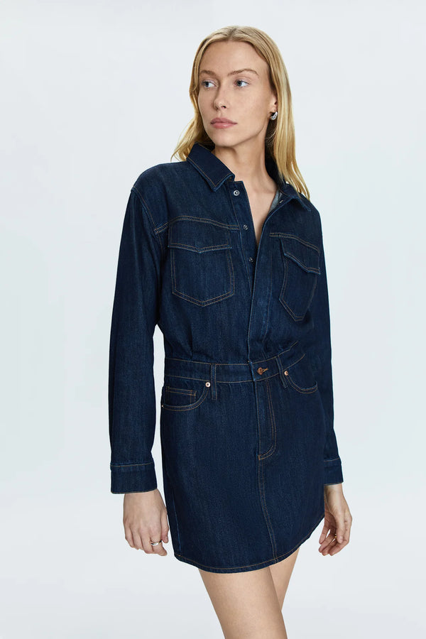 PISTOLA NINA DENIM DRESS