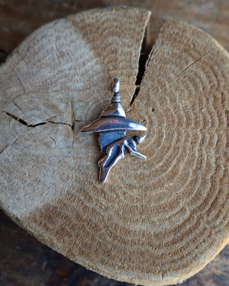 Coreen Cordova Silver Cowboy Pendant 