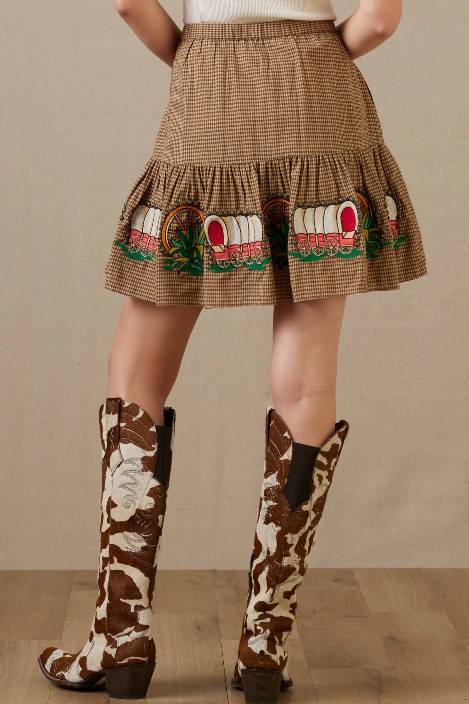 DOUBLE D RANCH WAGONEER SKIRT – Maverick Fine Western Wear DOUBLE D RANCH WAGONEER SKIRT – Maverick Fine Western Wear