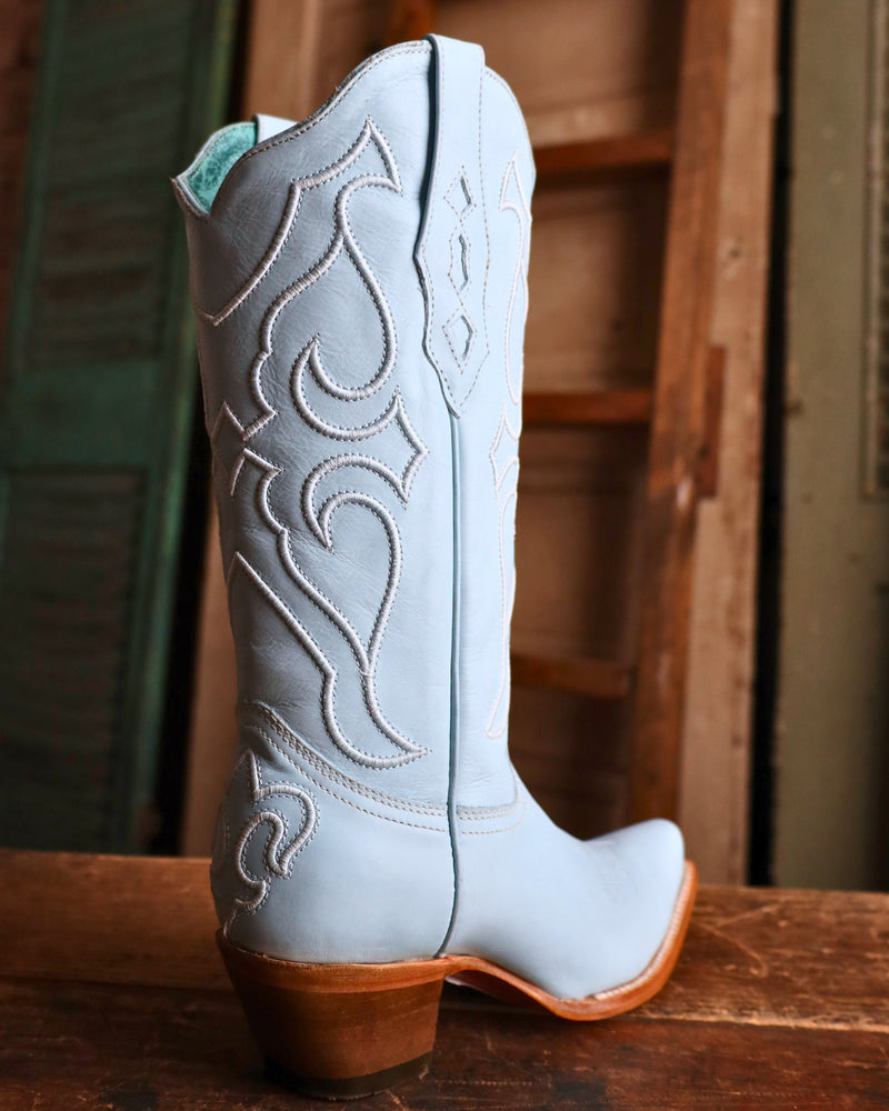 CORRAL WOMEN'S BABY BLUE EMBROIDERY WESTERN BOOT