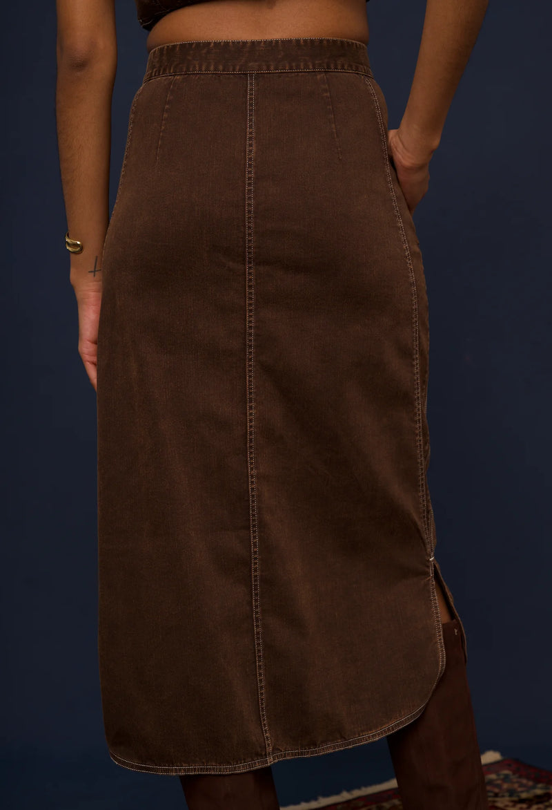 LOVE THE LABEL Apolline Midi Skirt