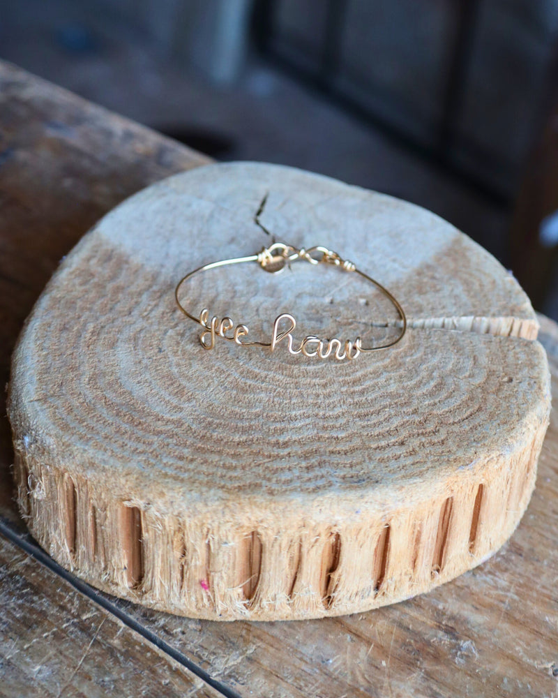 ATELIER PAULIN 14K GOLD FILLED YEEHAW BRACELET