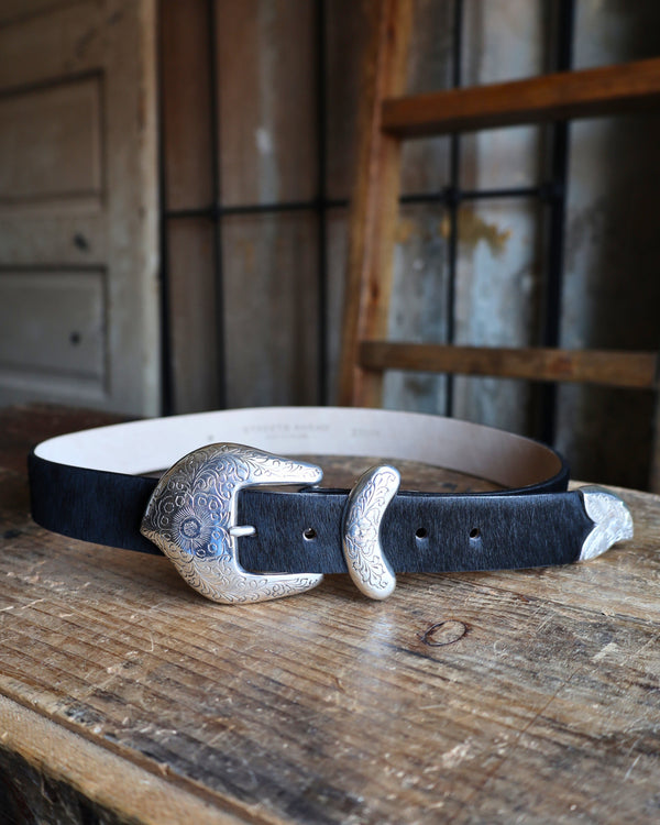 STREETS AHEAD CALF HAIR BELT