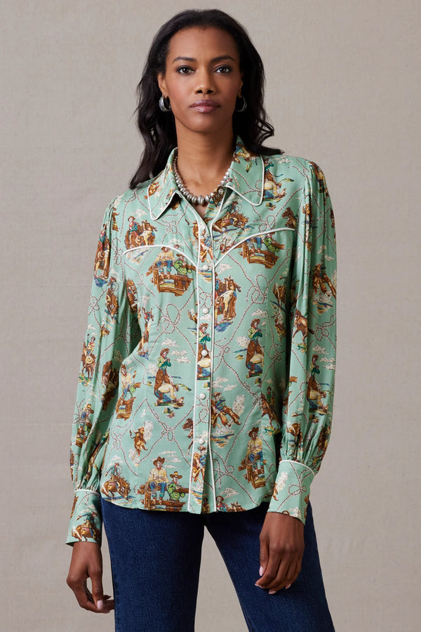 Double D Ranch Romance & Rustlers Blouse 