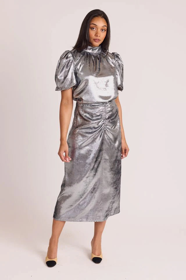 S'edge Carmen Metallic Blouse 