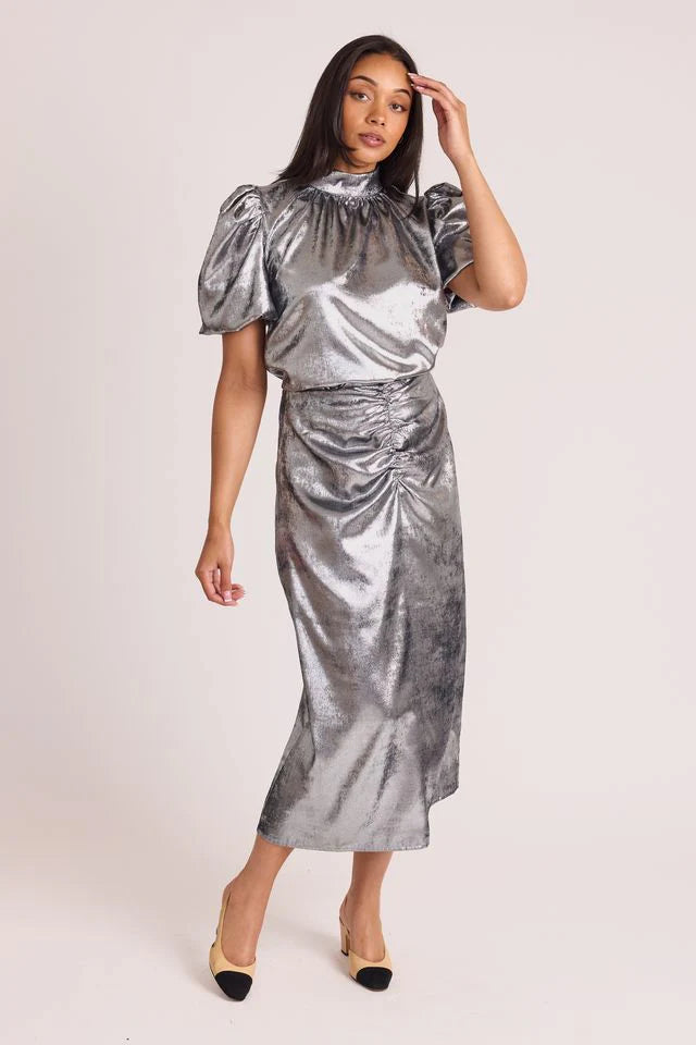 S'edge Carmen Metallic Blouse 