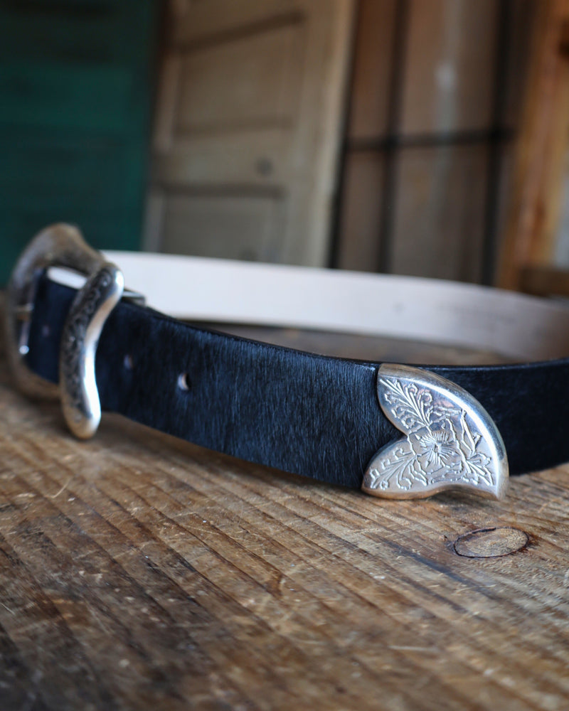 STREETS AHEAD CALF HAIR BELT