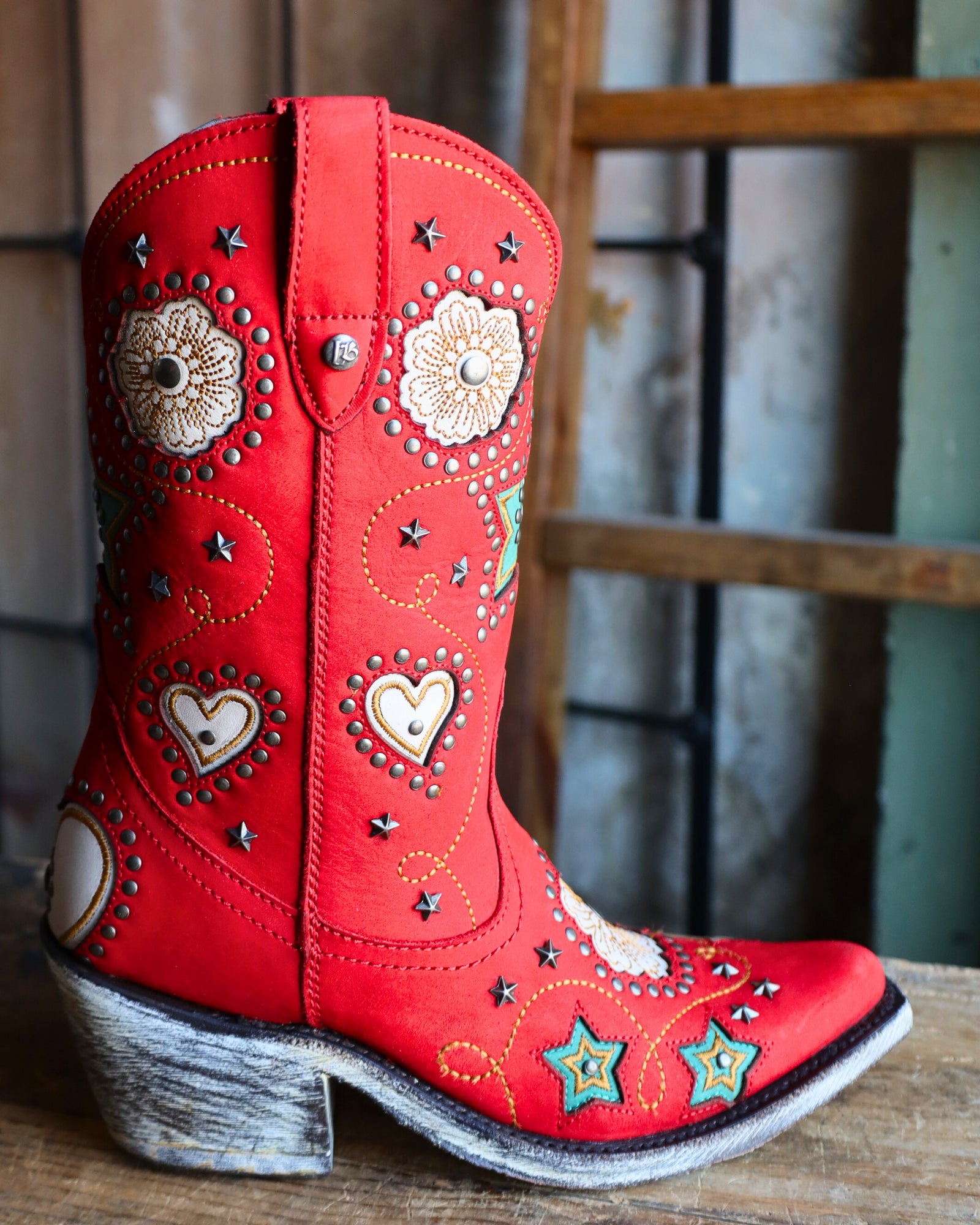 Liberty Black Anabella Nubuck Grace Rojo 10