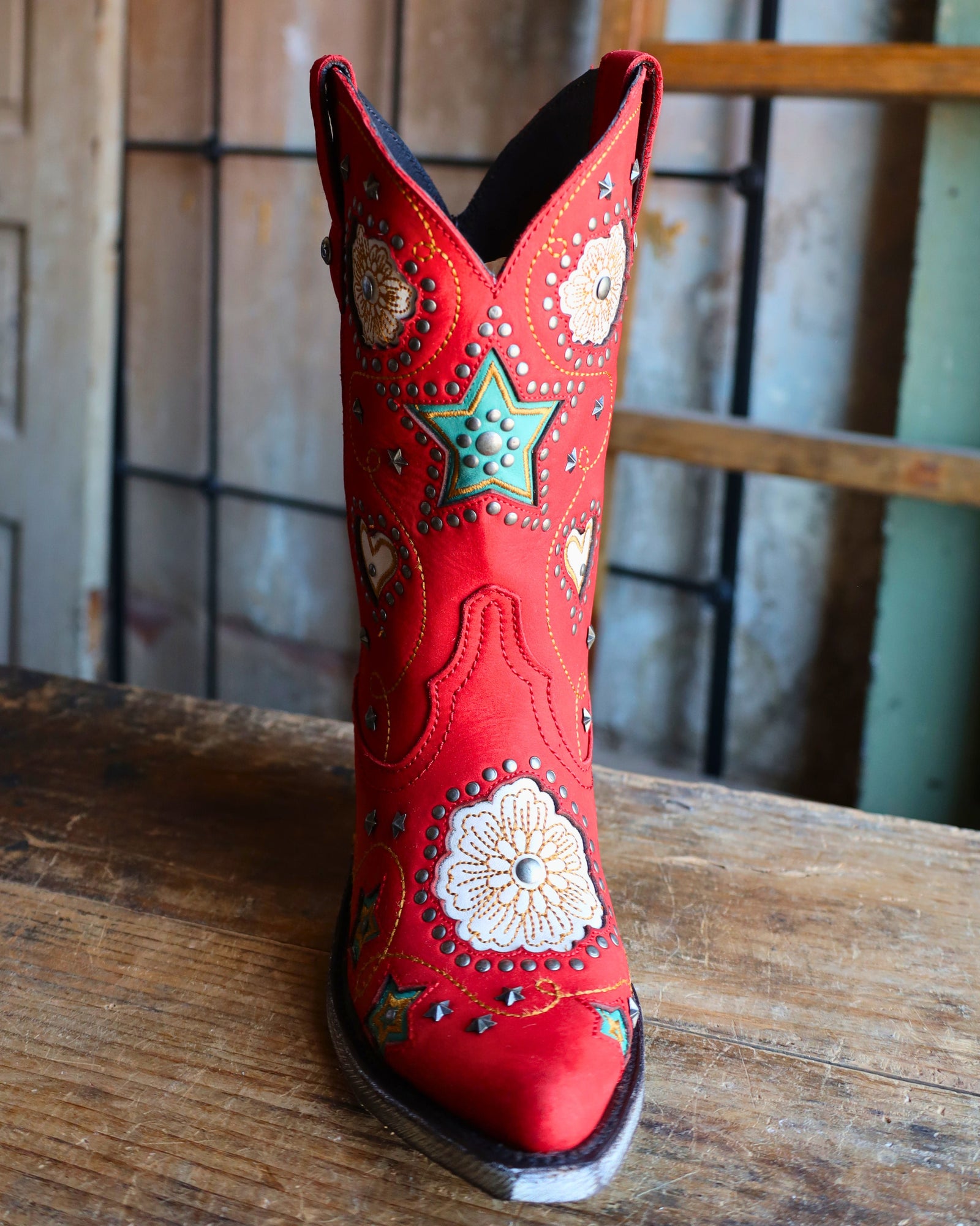 Liberty Black Anabella Nubuck Grace Rojo 10