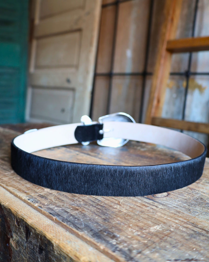 STREETS AHEAD CALF HAIR BELT