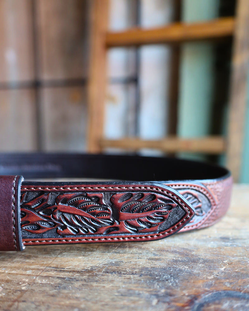 Vogt Tooled Bison Belt