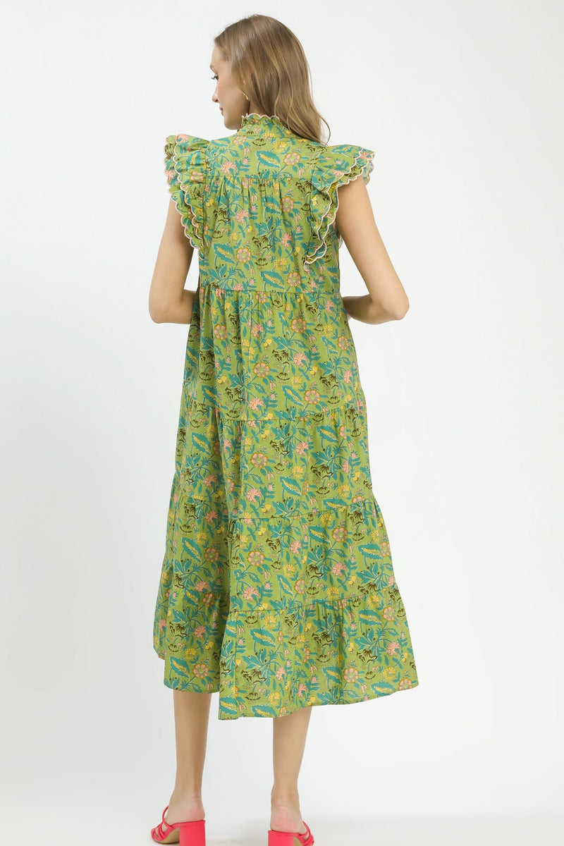 Umgee Floral Garden Print Tiered Maxi Dress Maverick Fine Western Wear Umgee Floral Garden Print Tiered Maxi Dress Maverick Fine Western Wear