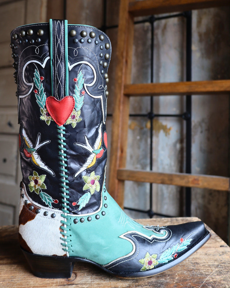 DOUBLE D RANCHWEAR WOMEN'S MIDNIGHT COWBOY BOOT