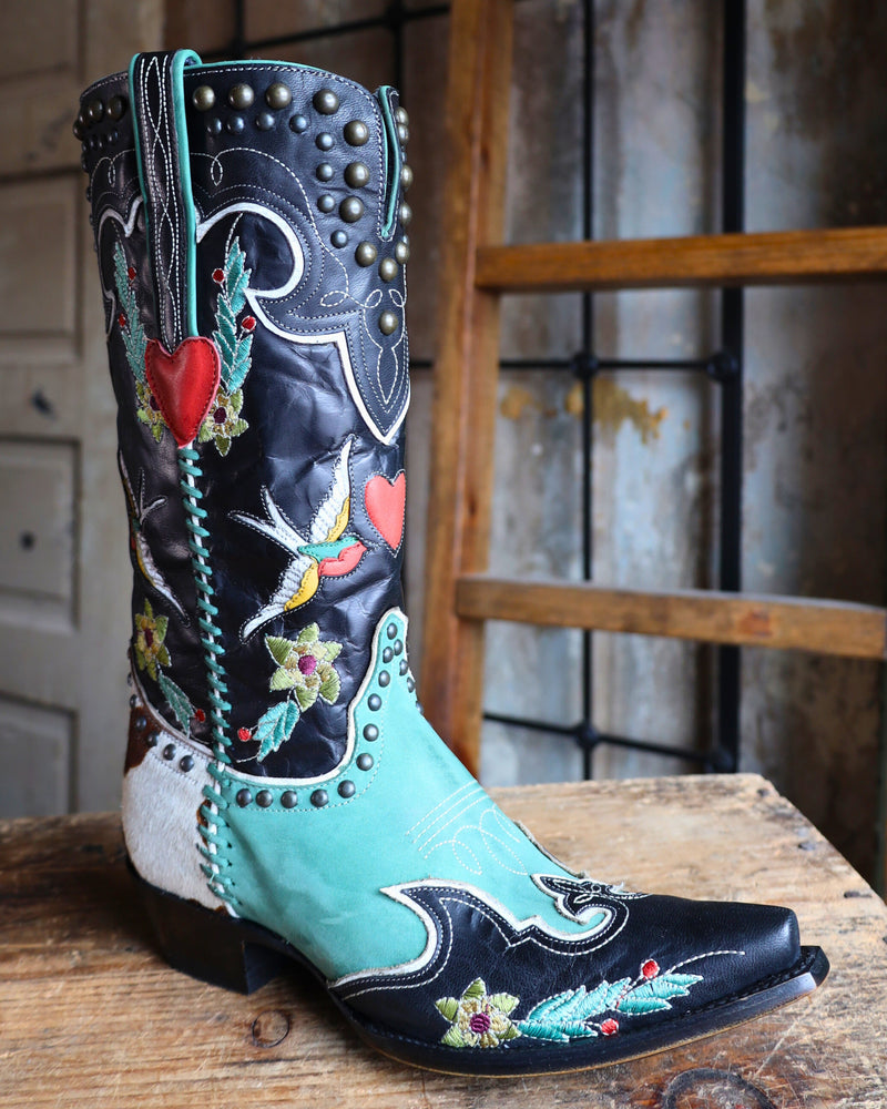 DOUBLE D RANCHWEAR WOMEN'S MIDNIGHT COWBOY BOOT