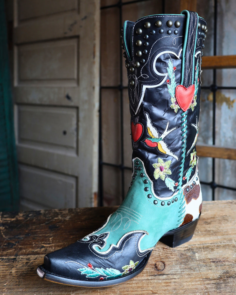 DOUBLE D RANCHWEAR WOMEN'S MIDNIGHT COWBOY BOOT