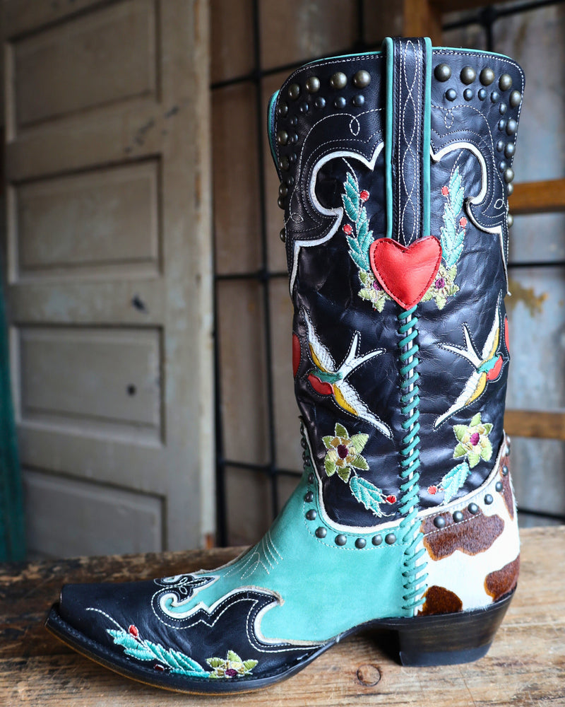 DOUBLE D RANCHWEAR WOMEN'S MIDNIGHT COWBOY BOOT