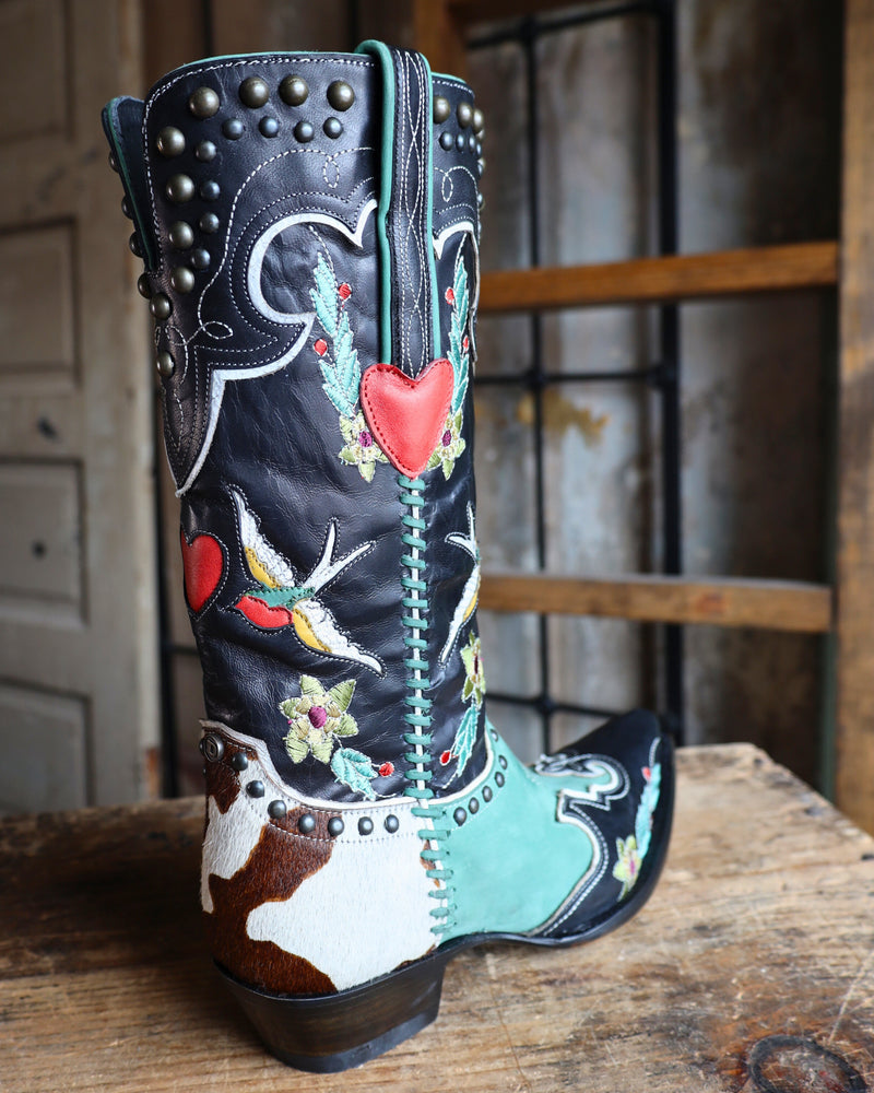 DOUBLE D RANCHWEAR WOMEN'S MIDNIGHT COWBOY BOOT